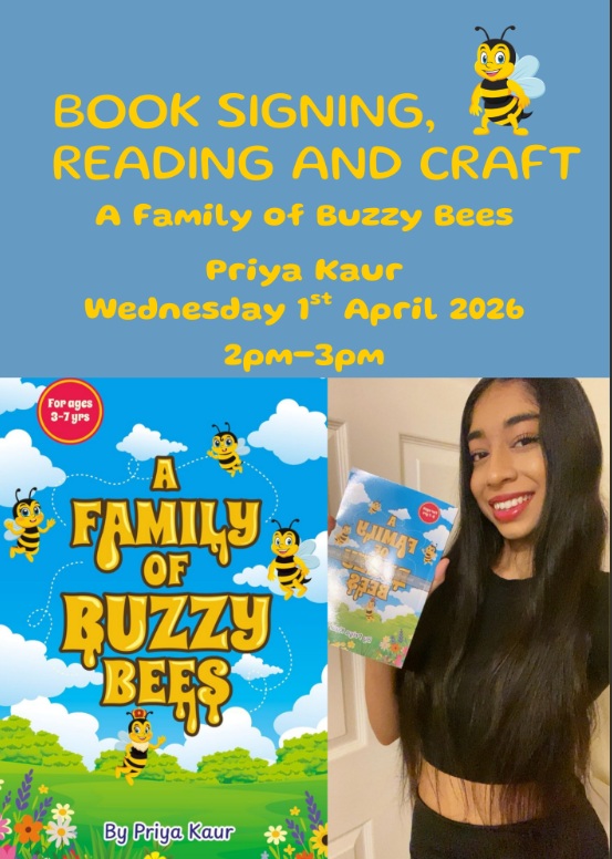Stourbridge Library - Book Signing, Reading and Craft with Priya Kaur